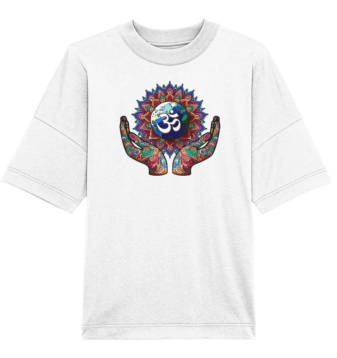Mandala3 - Organic Oversize Shirt