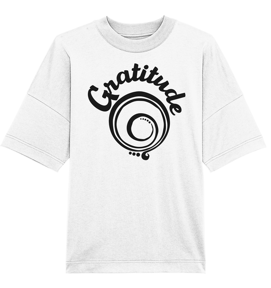 Gratitude - Organic Oversize Shirt