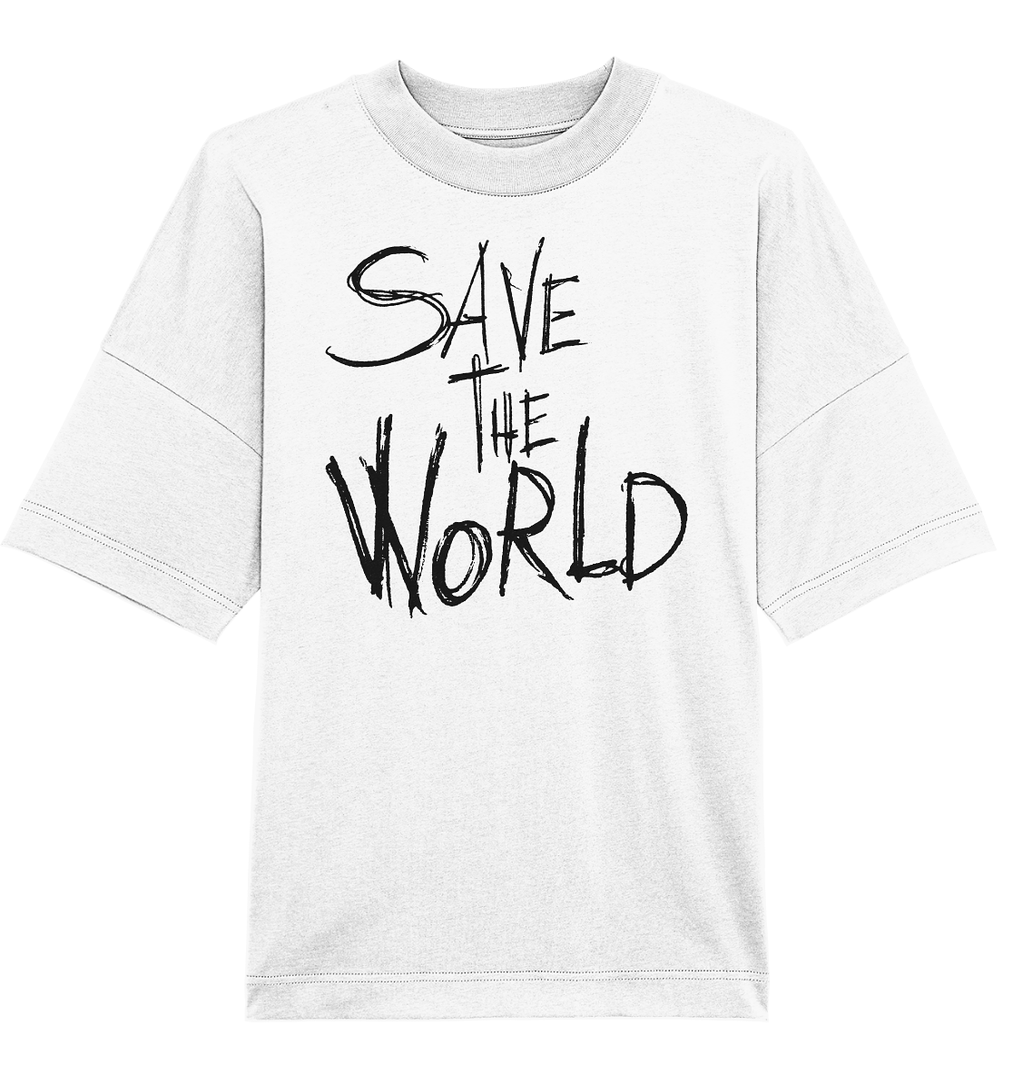 Save the World - Organic Oversize Shirt