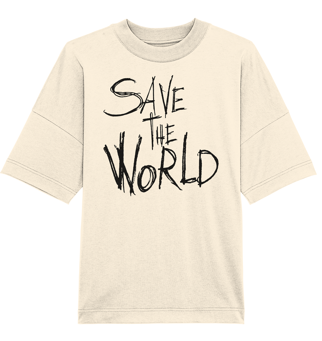 Save the World - Organic Oversize Shirt
