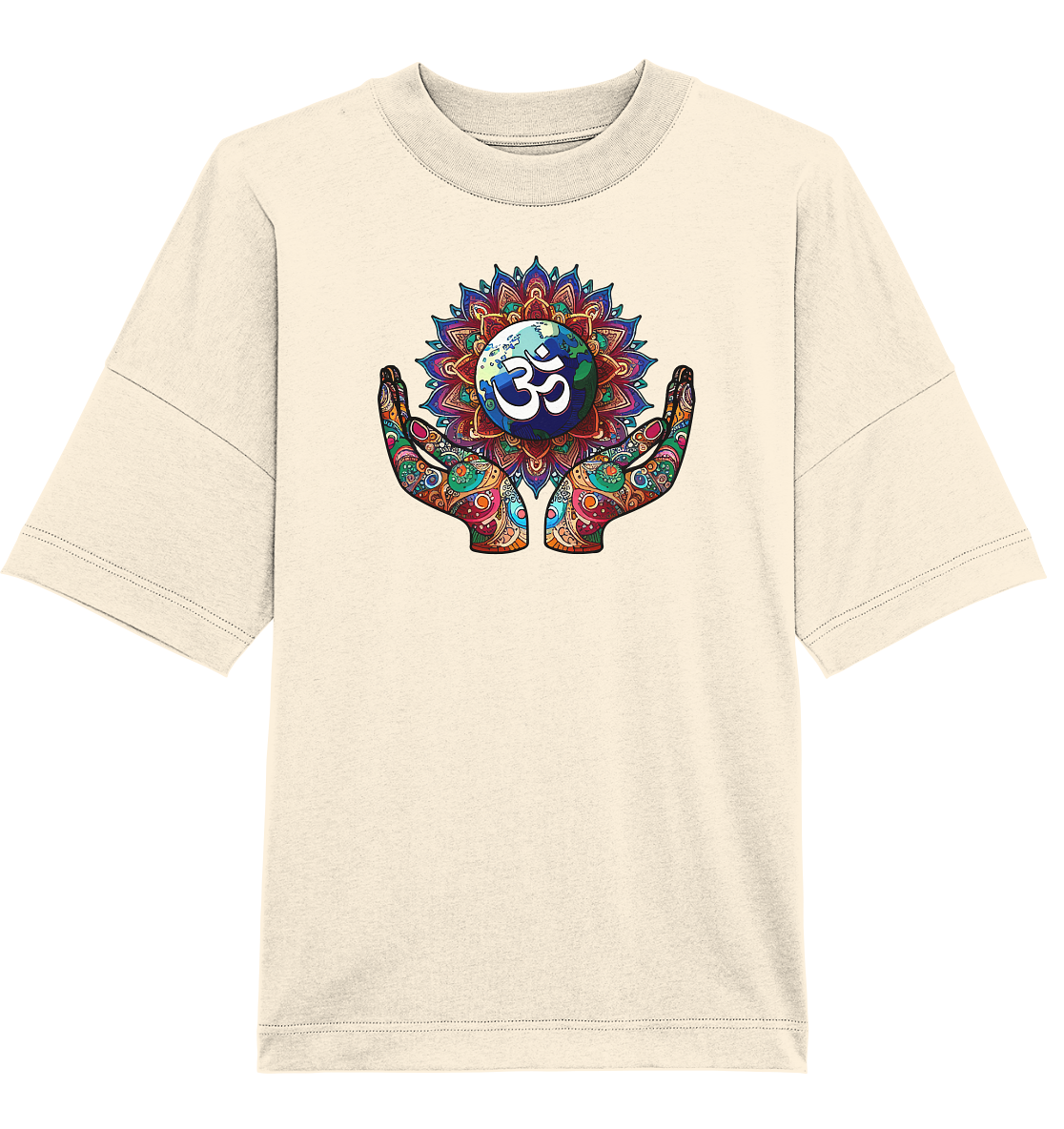 Mandala3 - Organic Oversize Shirt