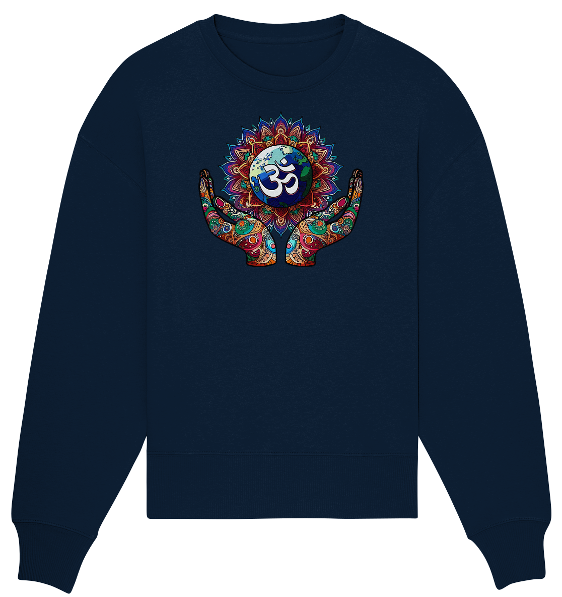 Mandala3 - Organic Oversize Sweatshirt