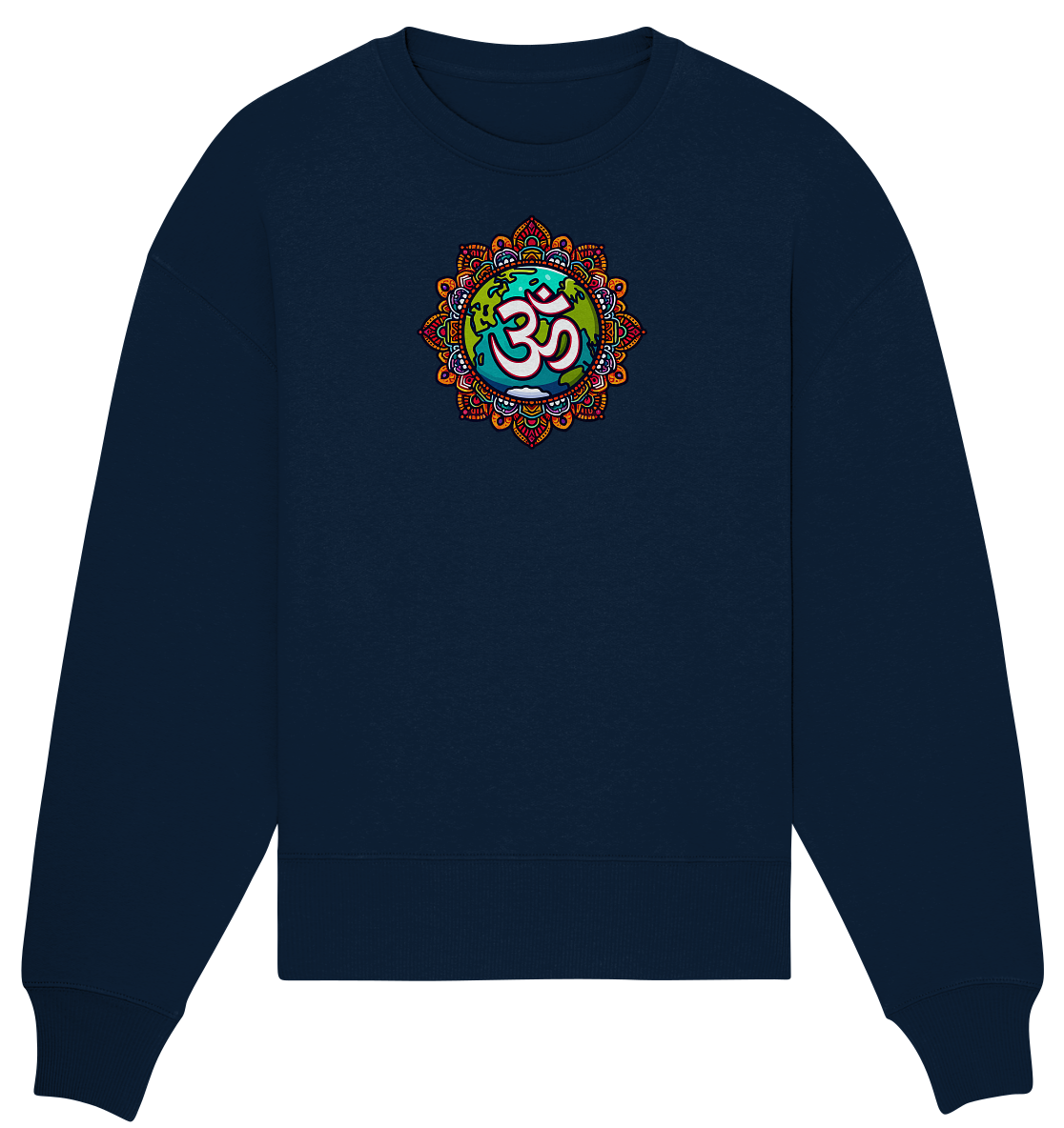 Mandala 1 - Organic Oversize Sweatshirt