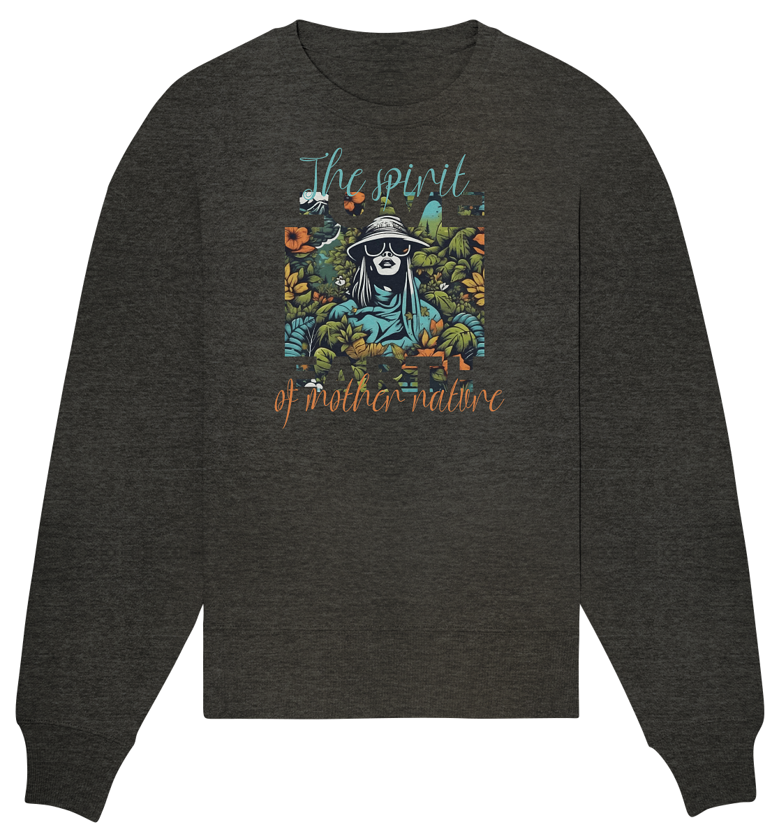 The spirit of Mother Nature  - Organic Oversize Sweatshirt