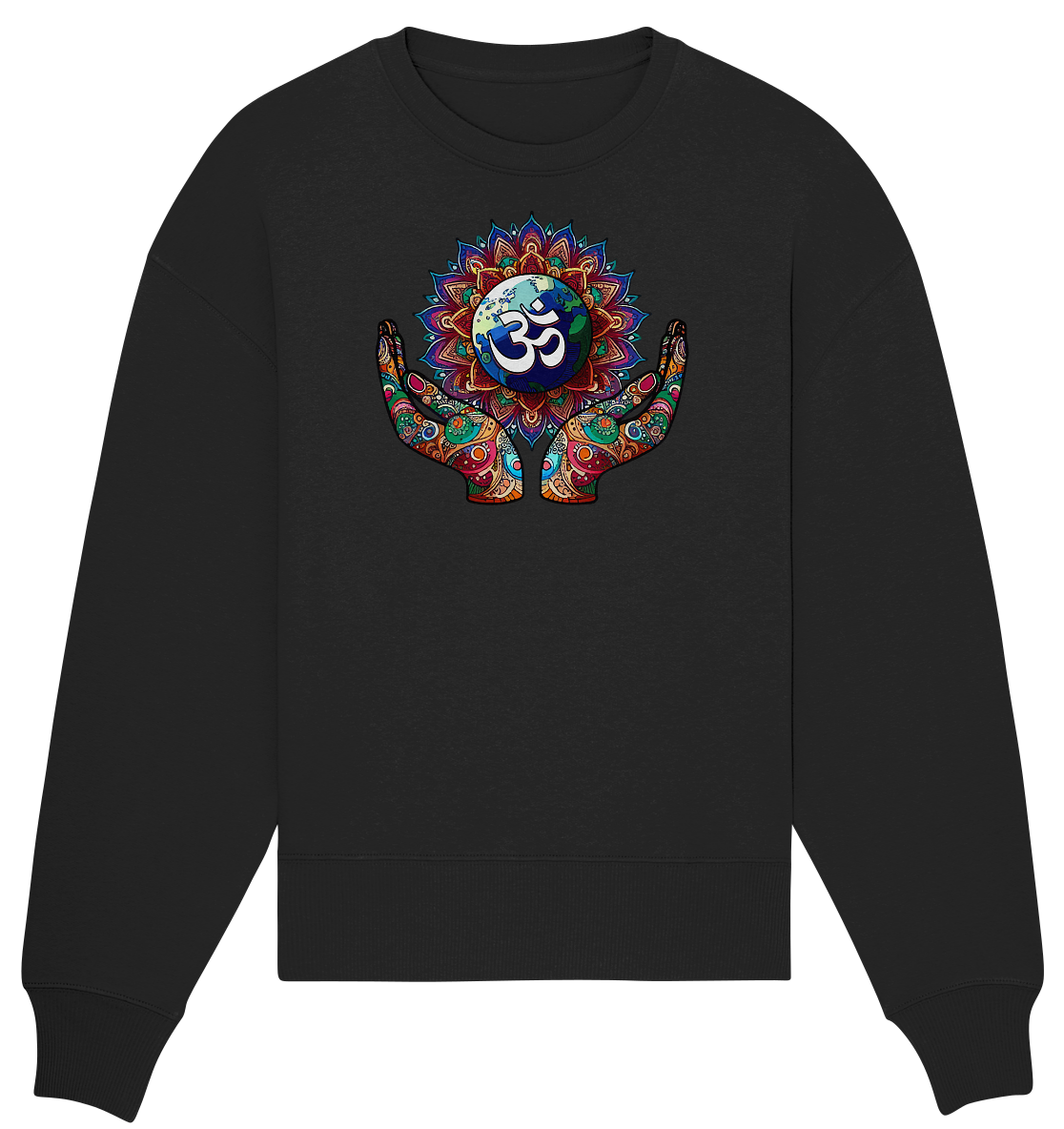 Mandala3 - Organic Oversize Sweatshirt