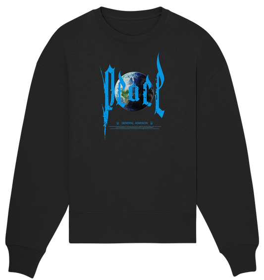 Peace - Organic Oversize Sweatshirt