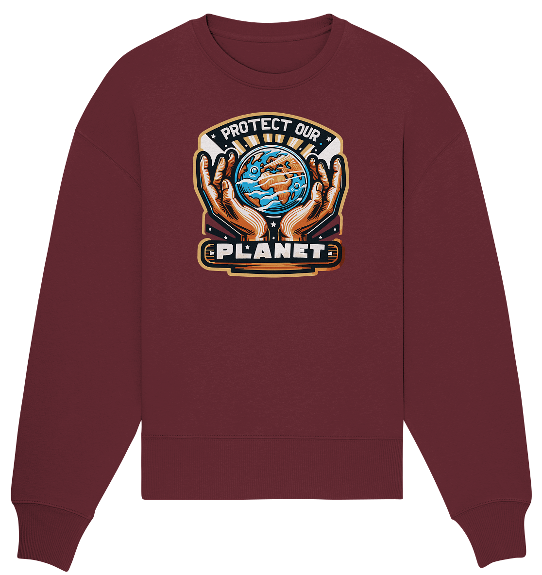 Protect our Planet - Organic Oversize Sweatshirt