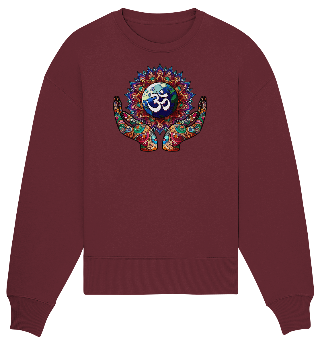 Mandala3 - Organic Oversize Sweatshirt