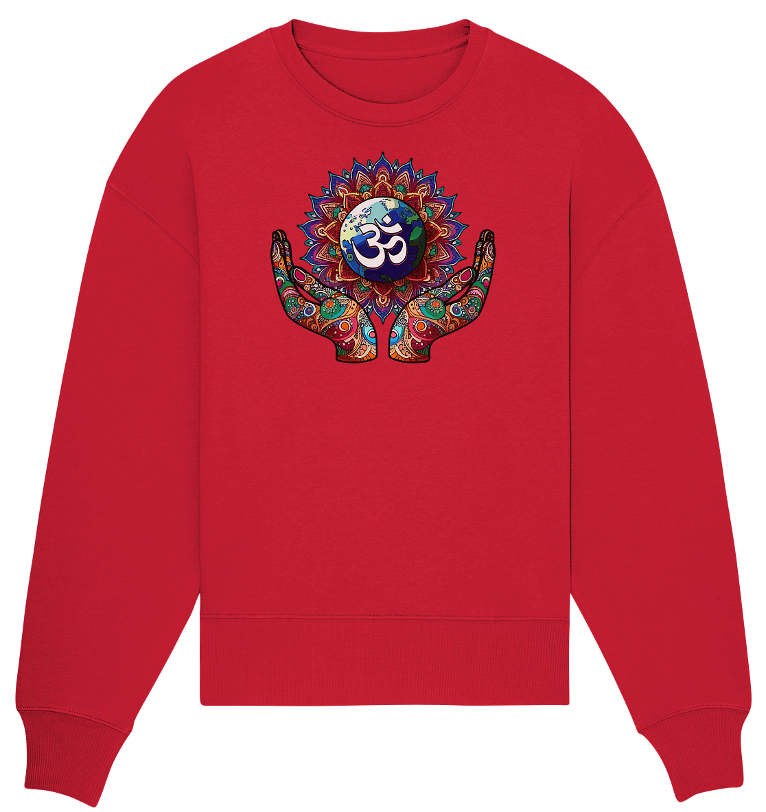 Mandala3 - Organic Oversize Sweatshirt