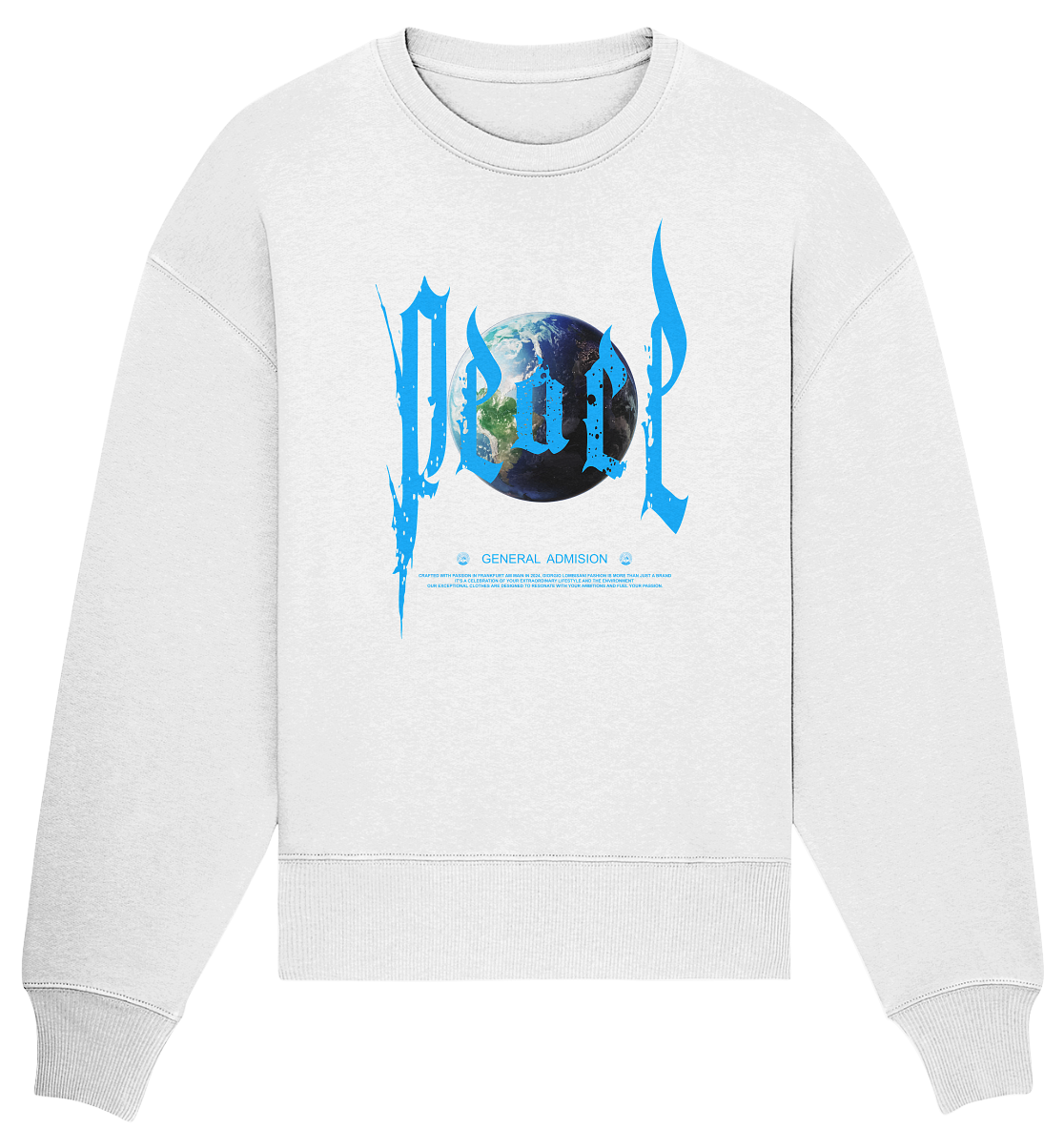 Peace - Organic Oversize Sweatshirt