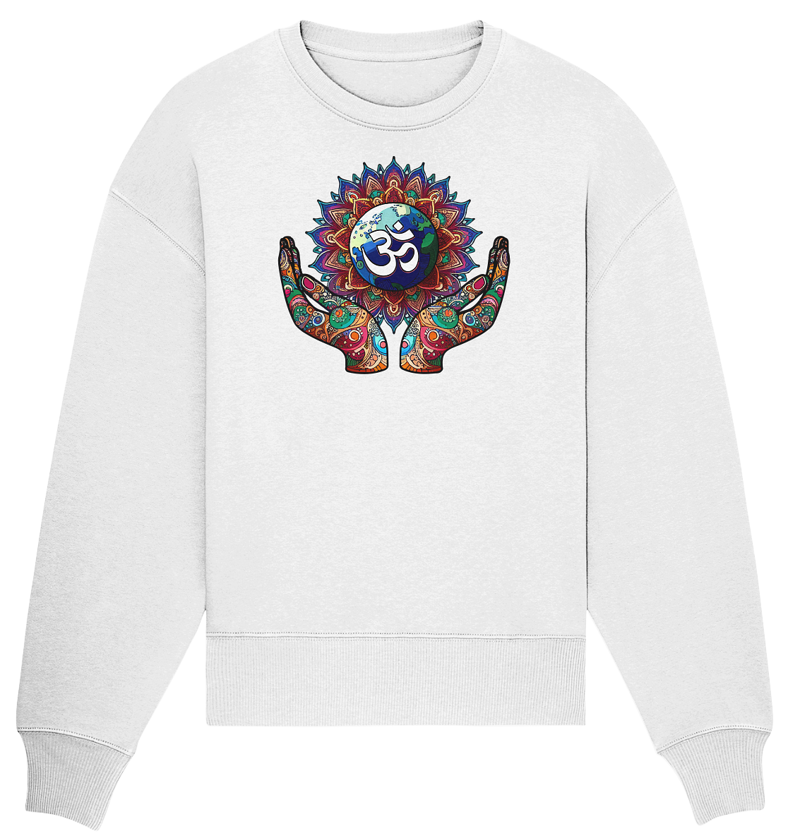 Mandala3 - Organic Oversize Sweatshirt