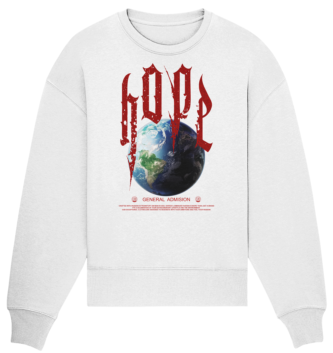 Hope - Organic Oversize Sweatshirt