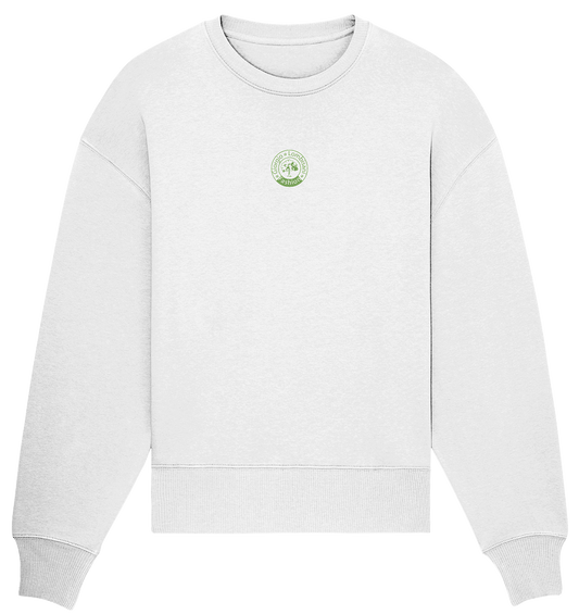 I leave traces - Organic Oversize Sweatshirt