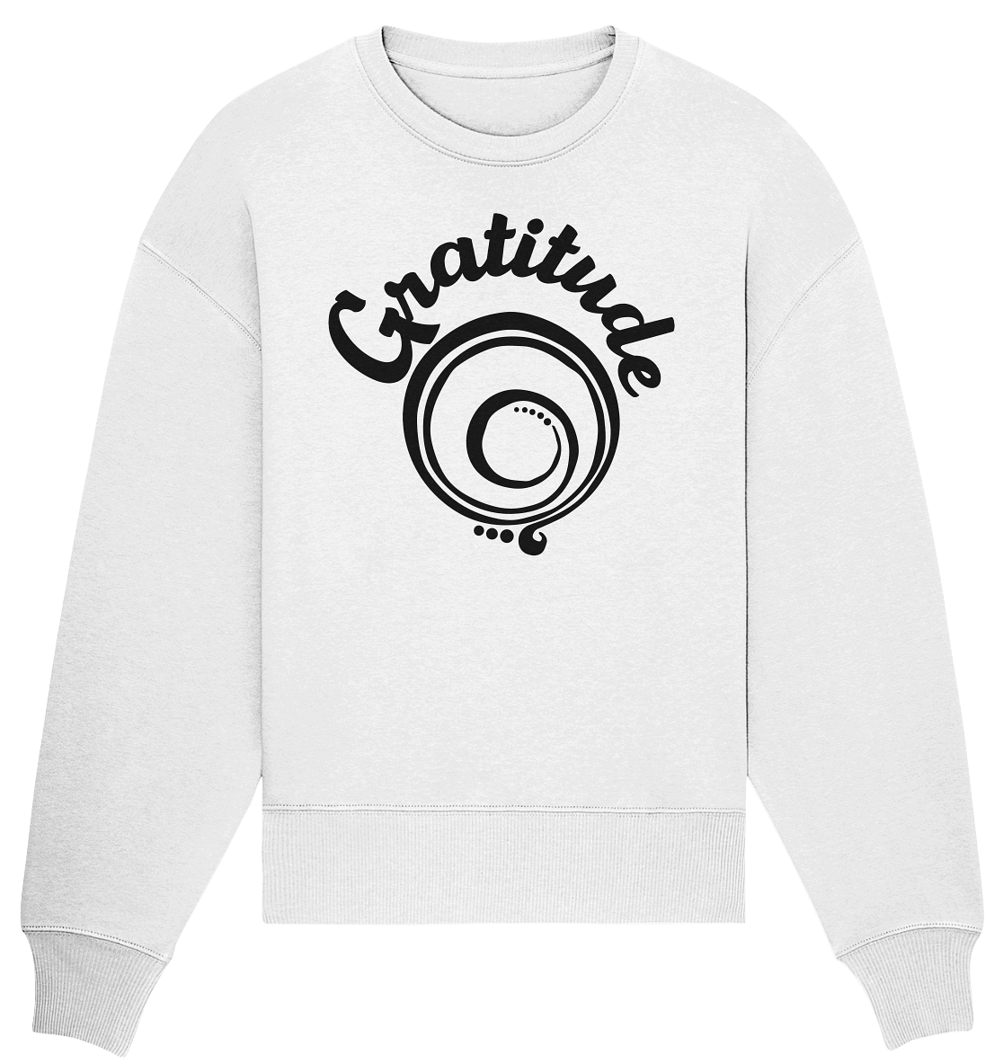 Gratitude - Organic Oversize Sweatshirt