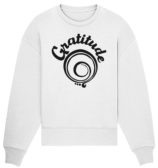 Gratitude - Organic Oversize Sweatshirt