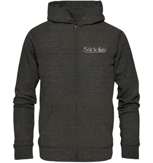 Schmetterling-Weiß - Organic Zipper